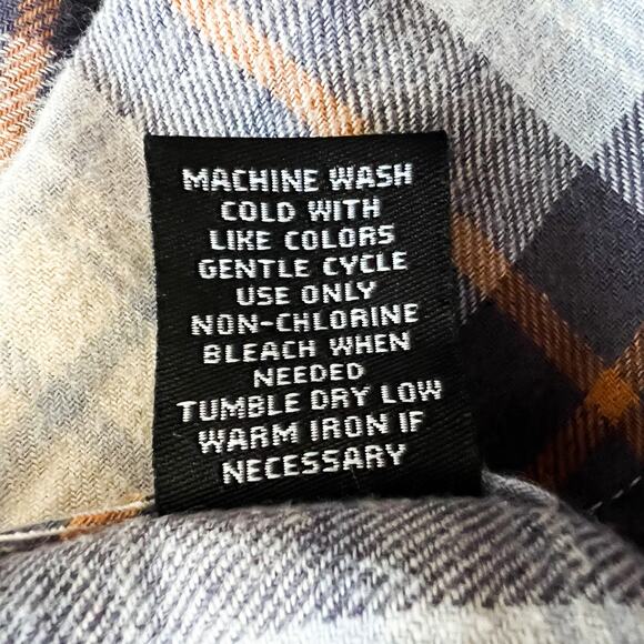 Outpost Makers Shirt Mens XXL Plaid Flannel Button Up Cowboy Western Cabin Core - Picture 7 of 7